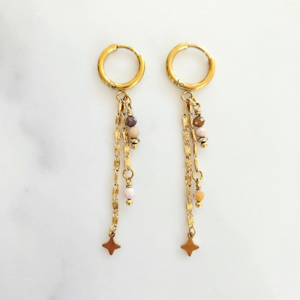 Earrings - Maya Star