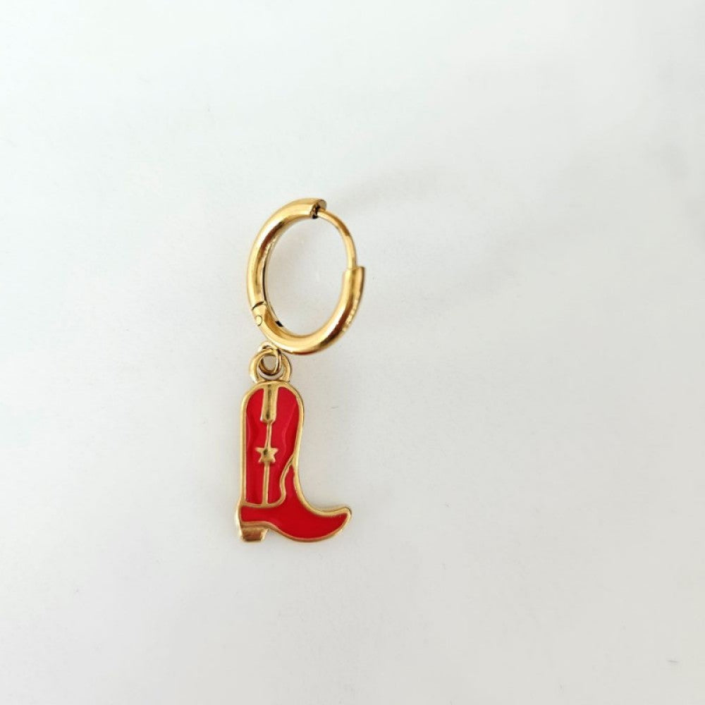 Single Buckle - Red Boot