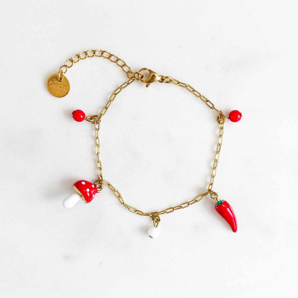 Bracelet - Sophie Red Charm