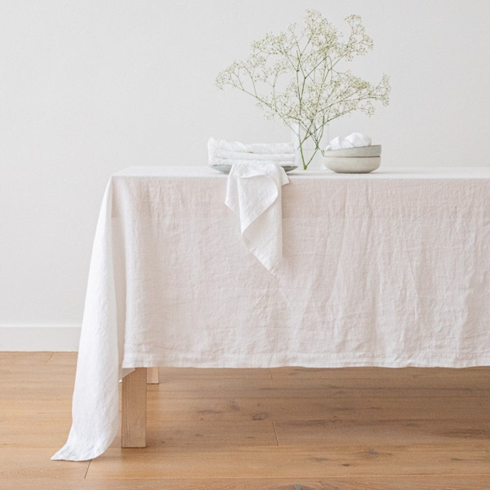 Linen Tablecloth - Terra - Off White
