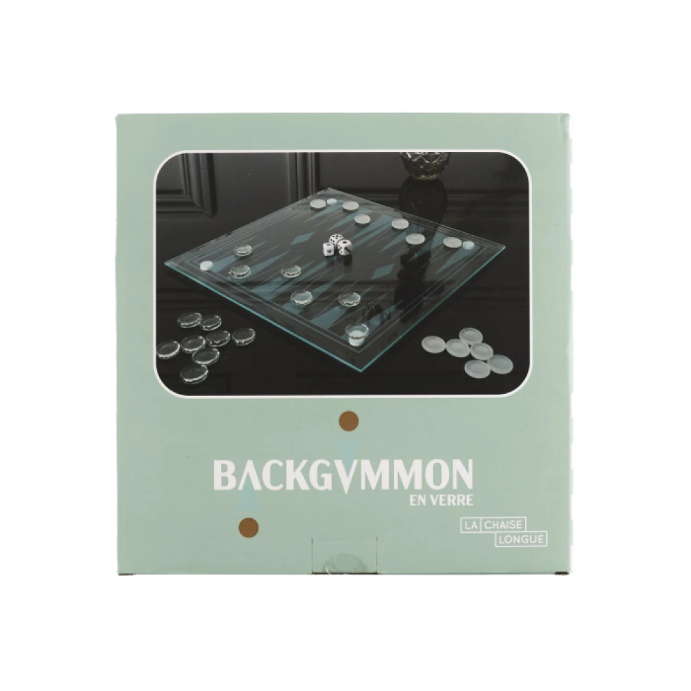 Glass Backgammon Game