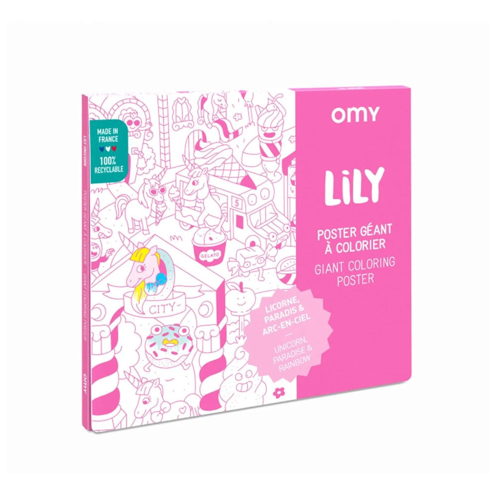 Coloring Poster - Lily 100x70