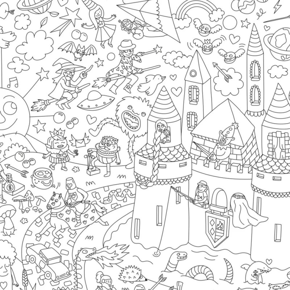 Coloring Poster - Magic 100x70