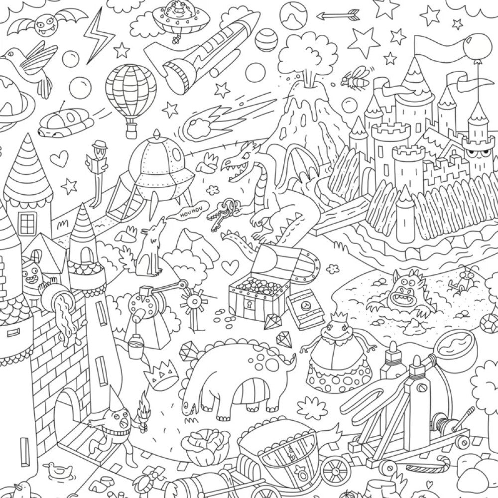 Coloring Poster - Magic 100x70