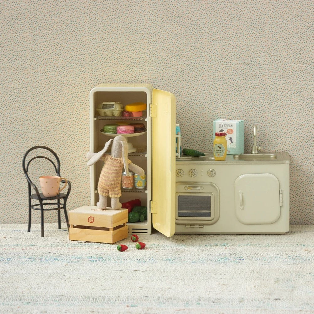 Miniature Fridge - Yellow