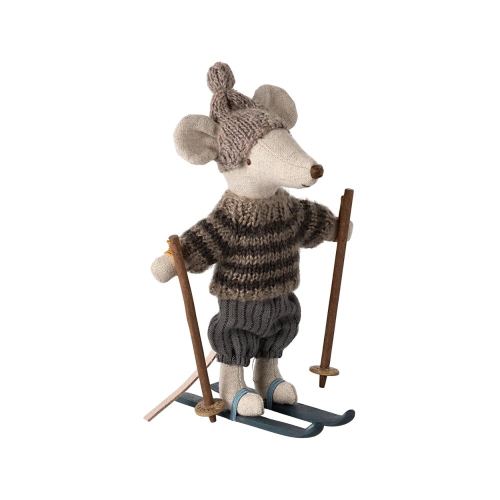 Winter mouse with ski set - Big Brother