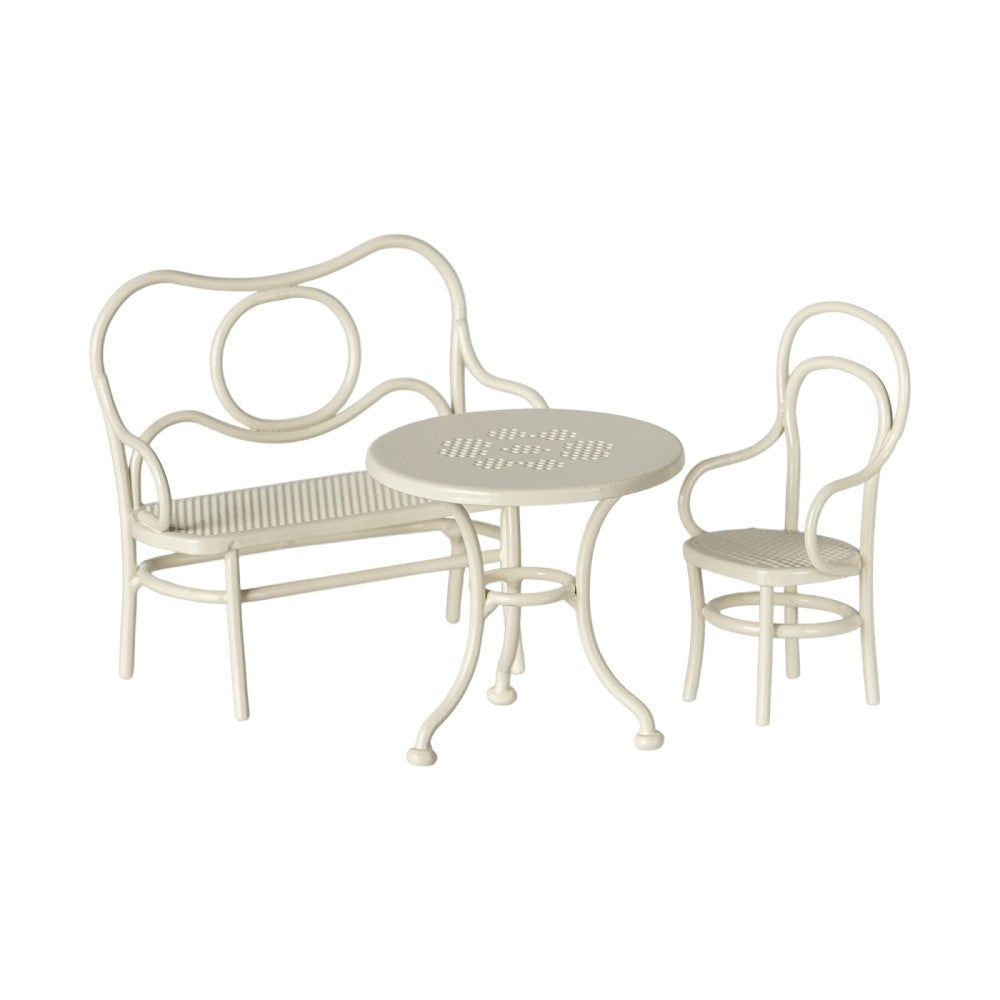 Cafe Set, Mouse, Small - Off White