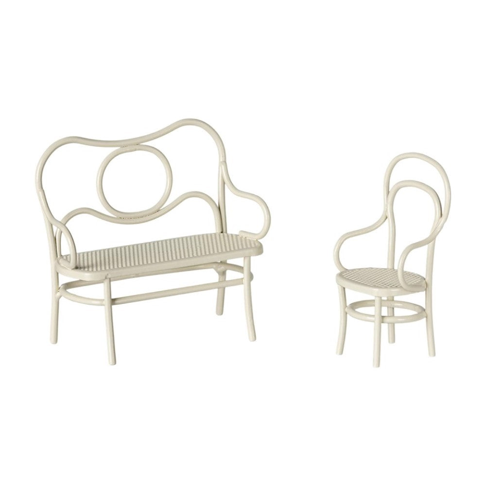 Cafe Set, Mouse, Small - Off White
