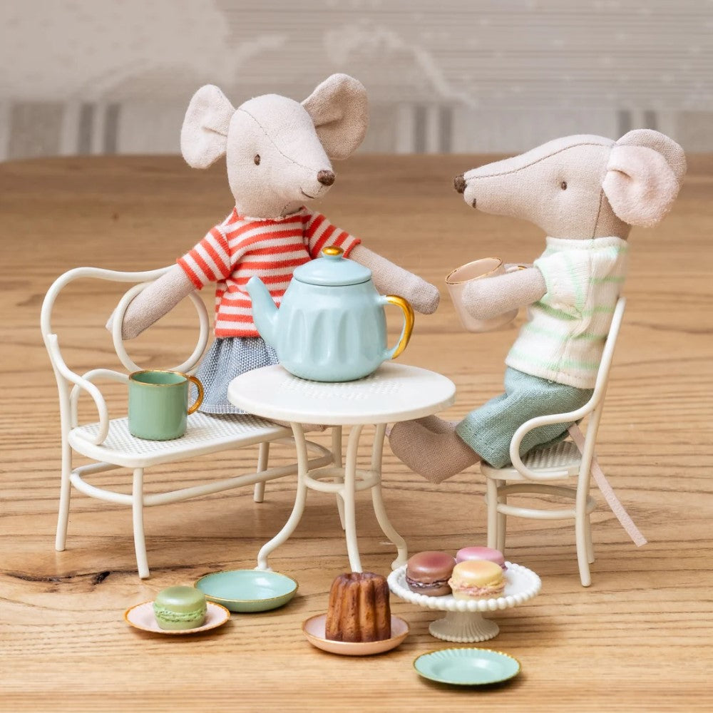 Cafe Set, Mouse, Small - Off White