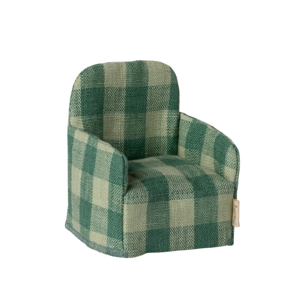 Folding Chair, mouse - Green Check