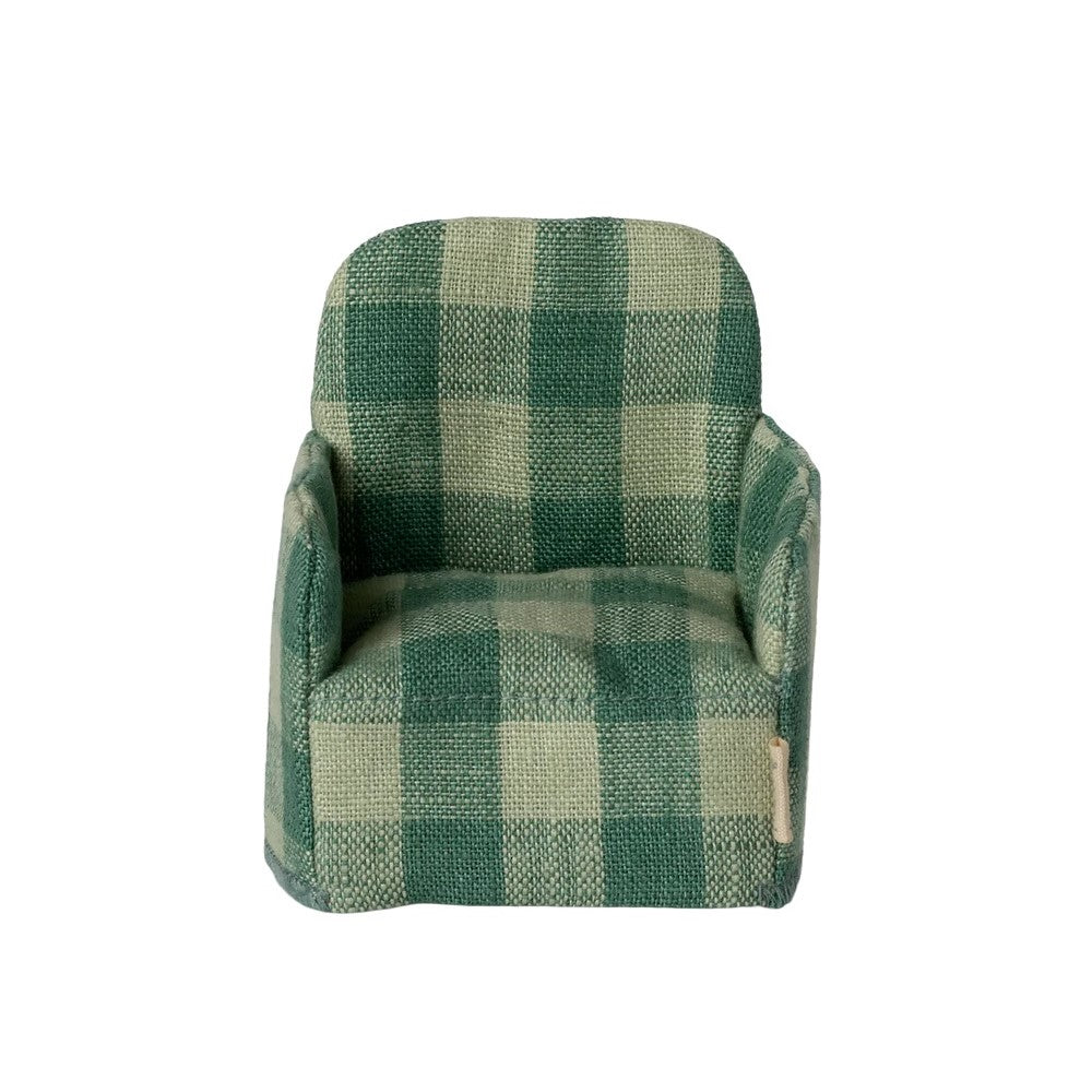 Folding Chair, mouse - Green Check