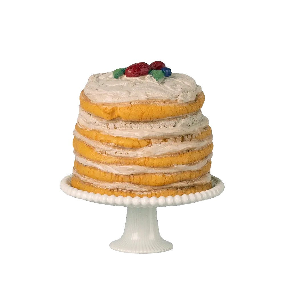 Party cake and cake stand, Mouse - Off white