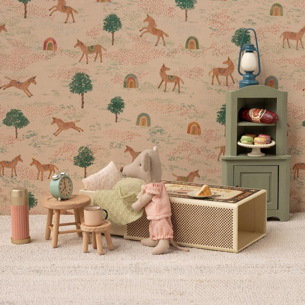 Little sister mouse in matchbox