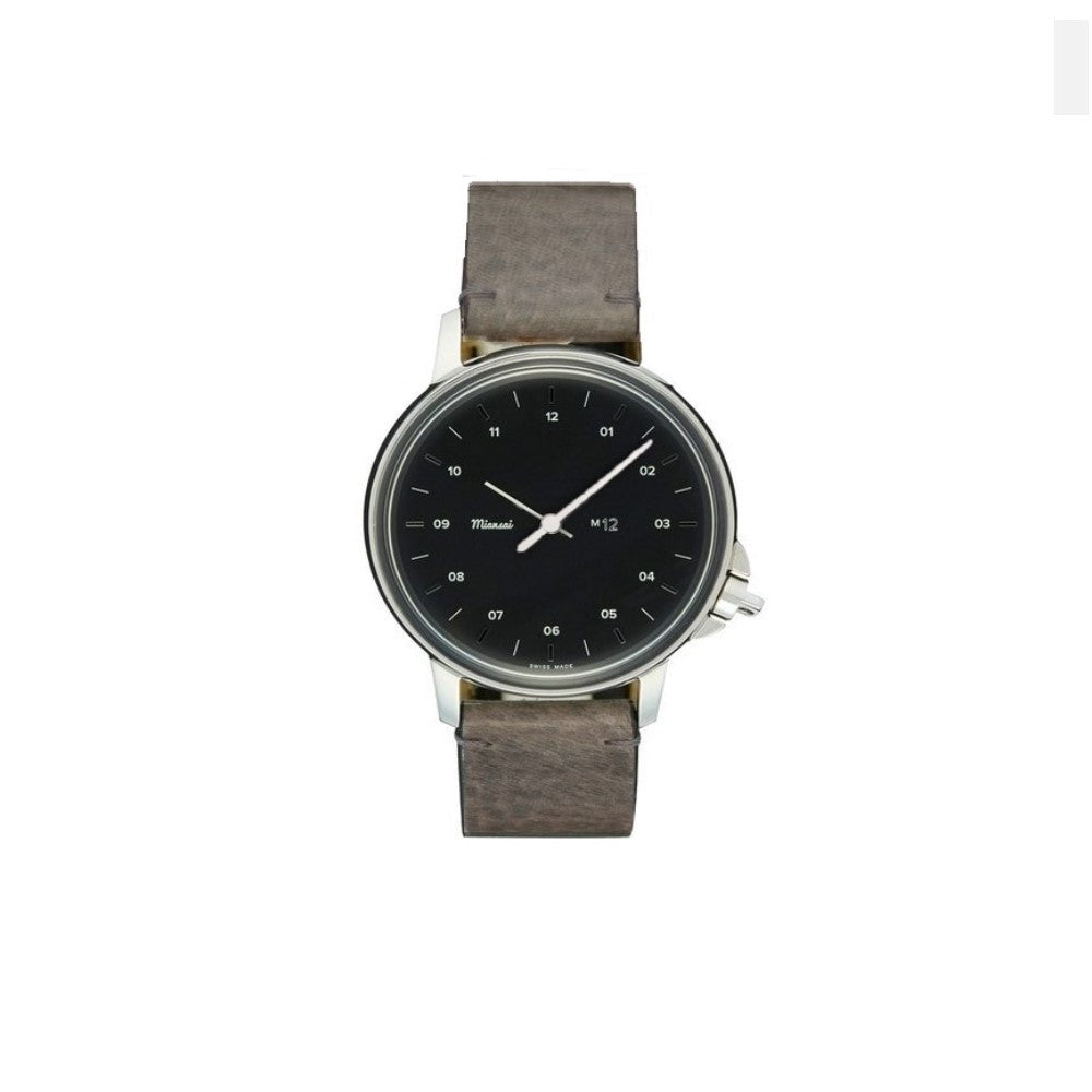 Watch - M12 Stainless Black - Black Grey