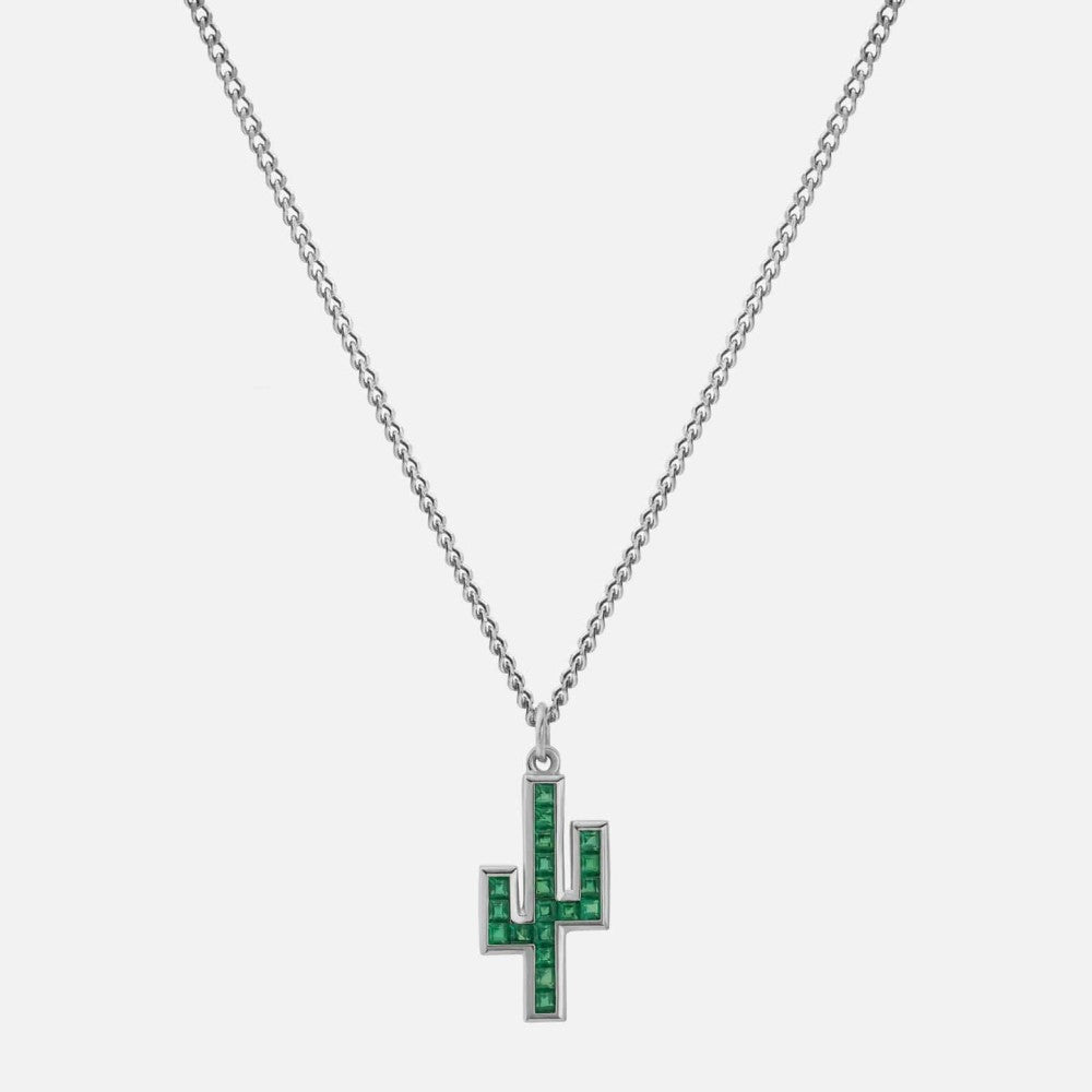 Necklace - Cactus Green Onyx Pendant