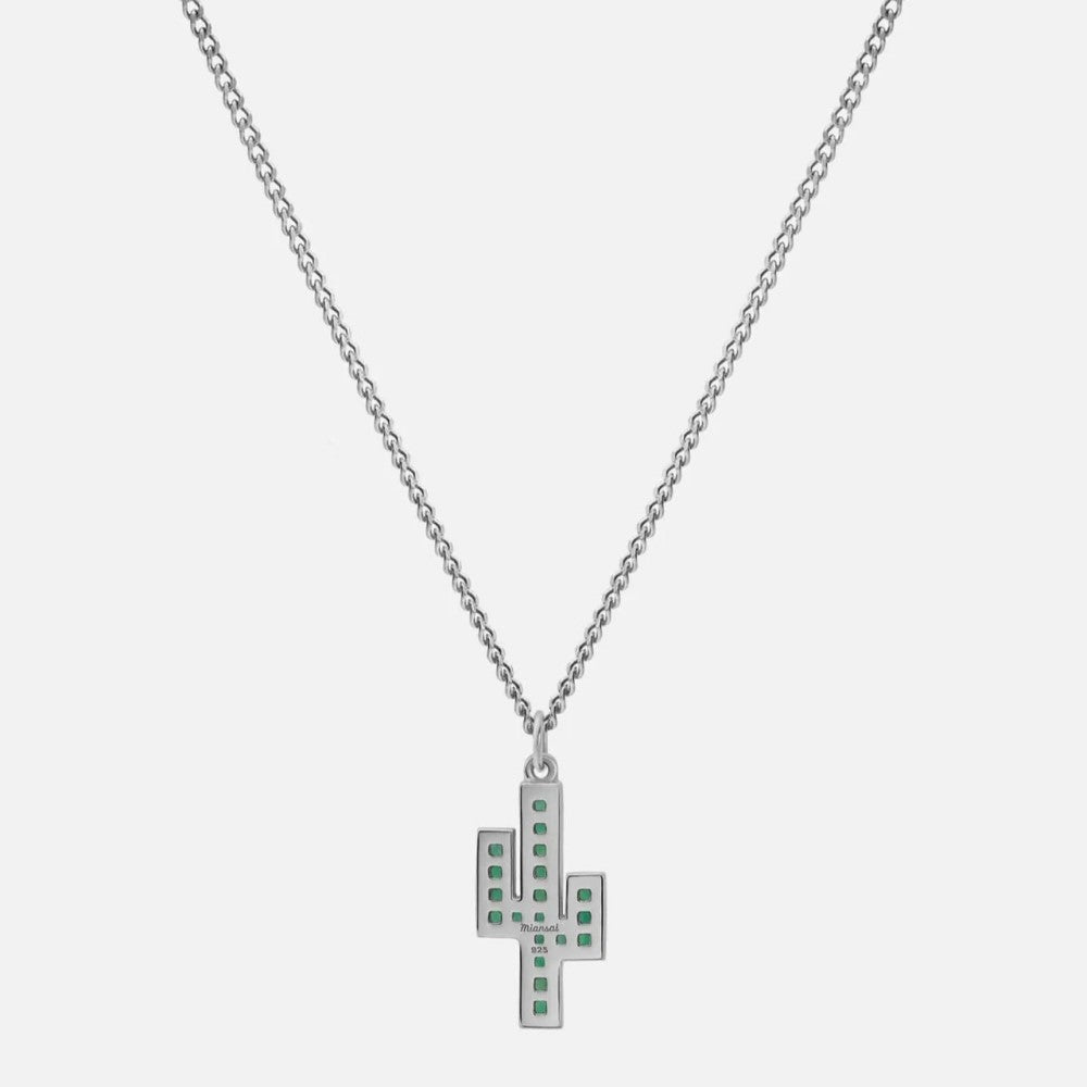 Necklace - Cactus Green Onyx Pendant