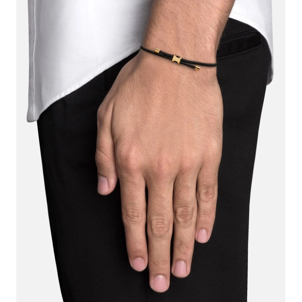 Bracelet - Orson Pull Bungee Rope - Black/Gold