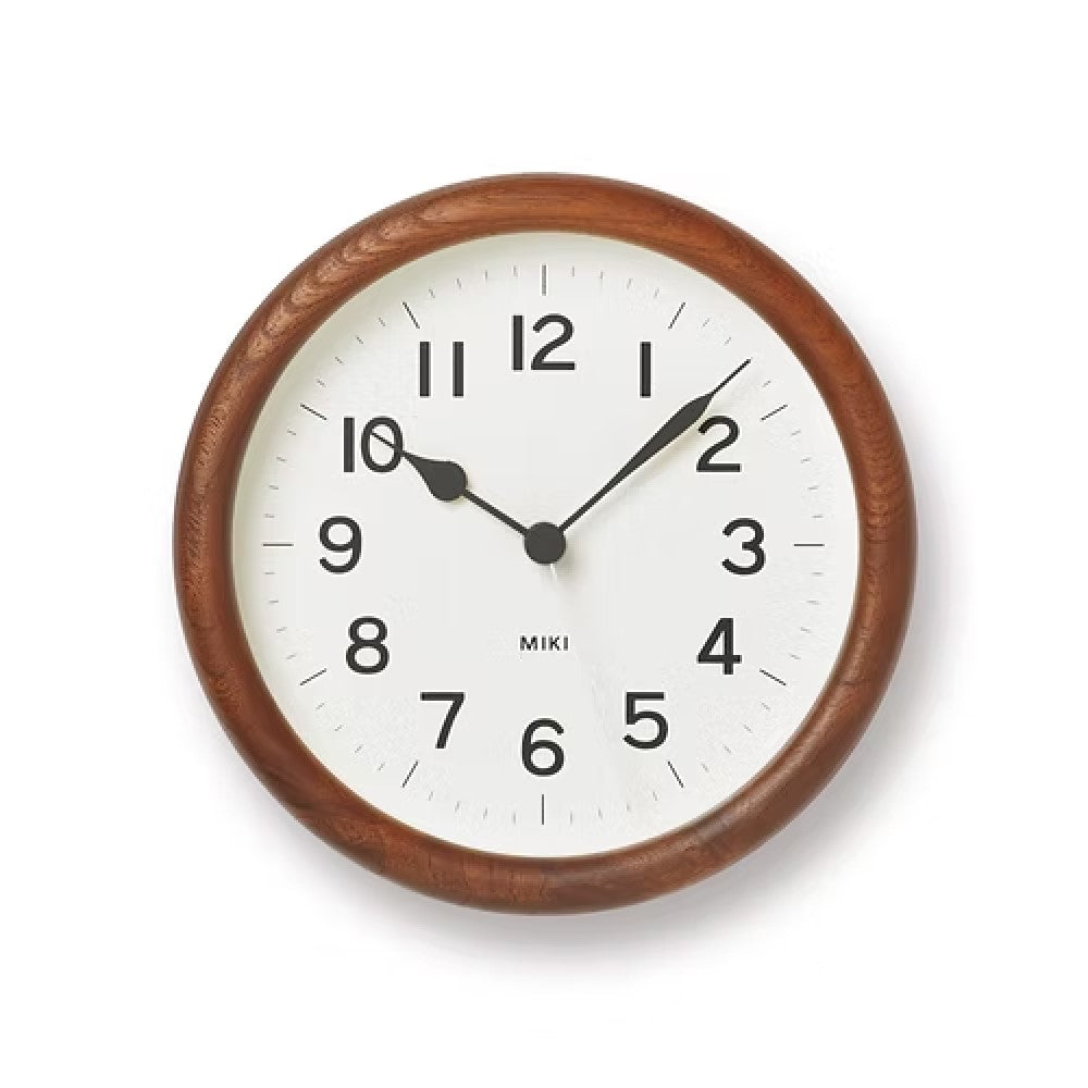 Miki Clock - Brown