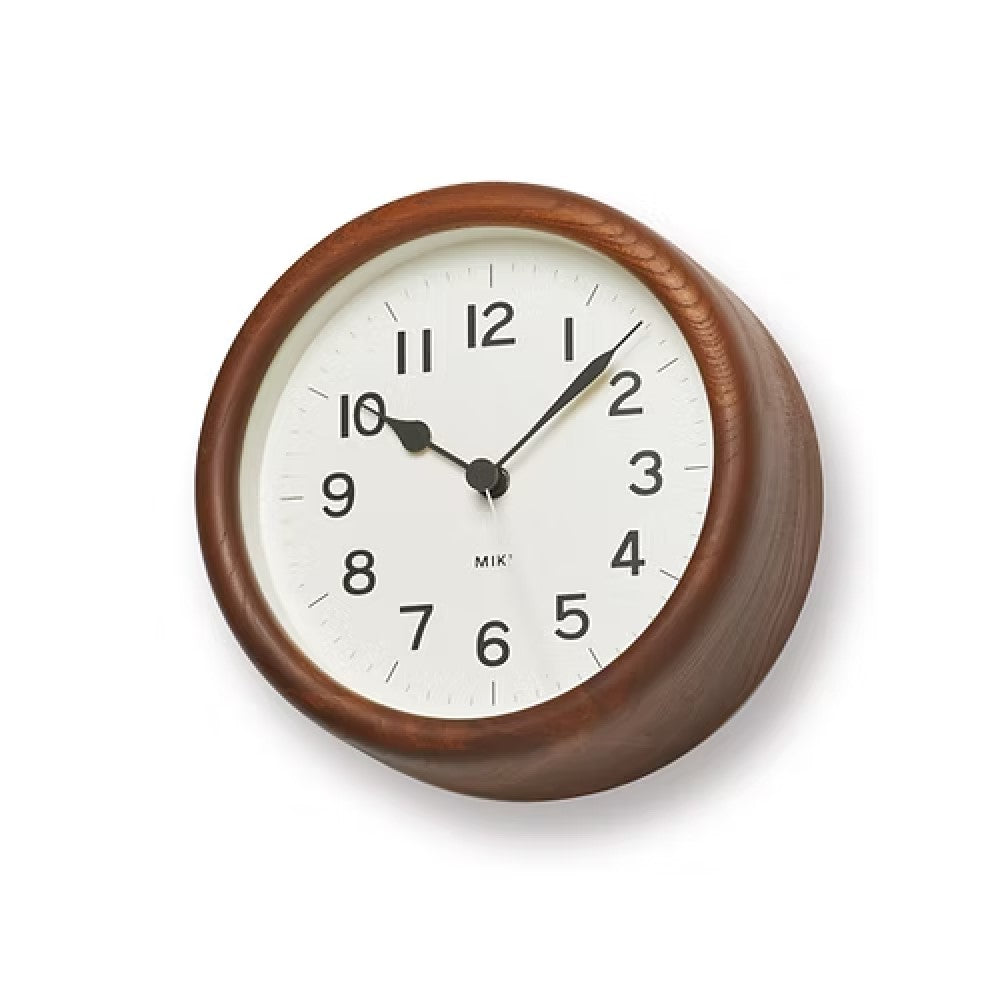 Miki Clock - Brown