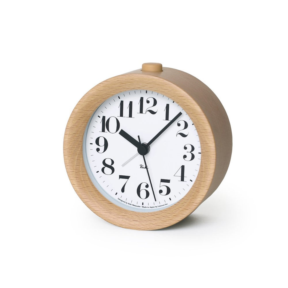 Riki Alarm Clock - Natural