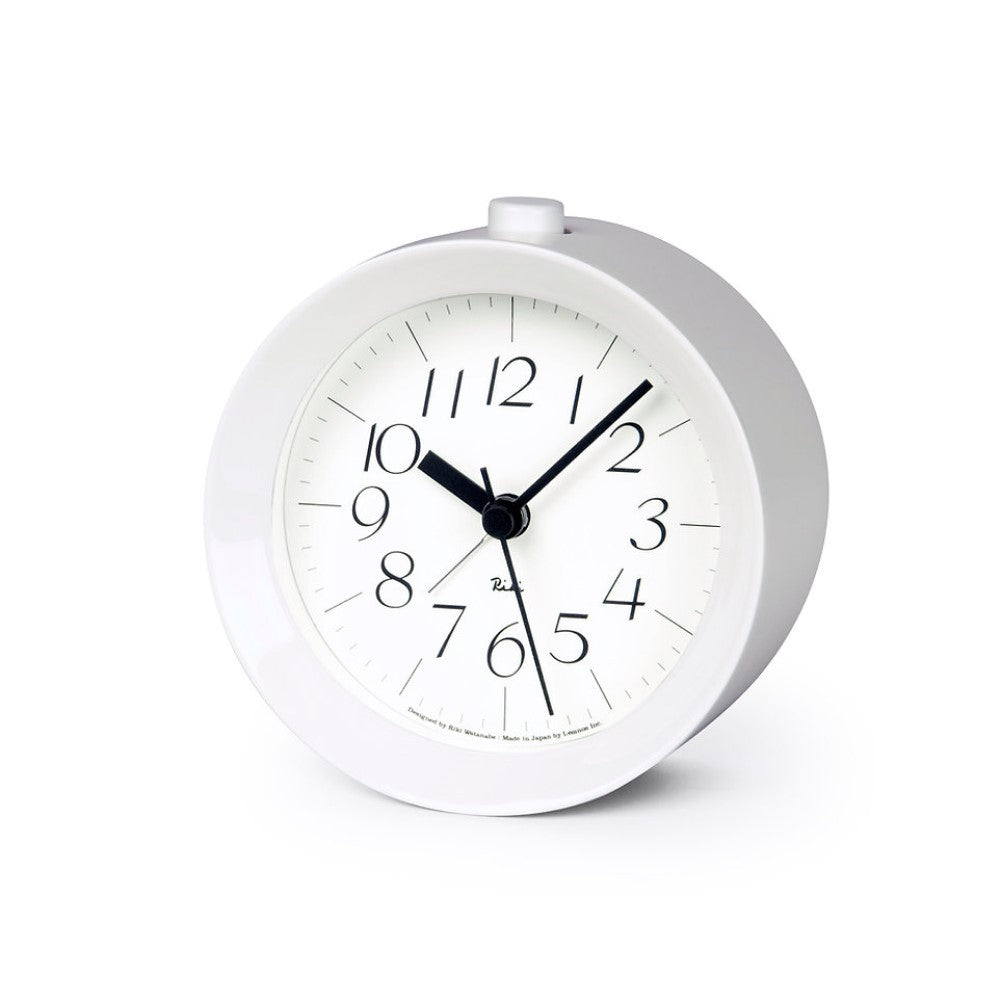 Riki Alarm Clock - White