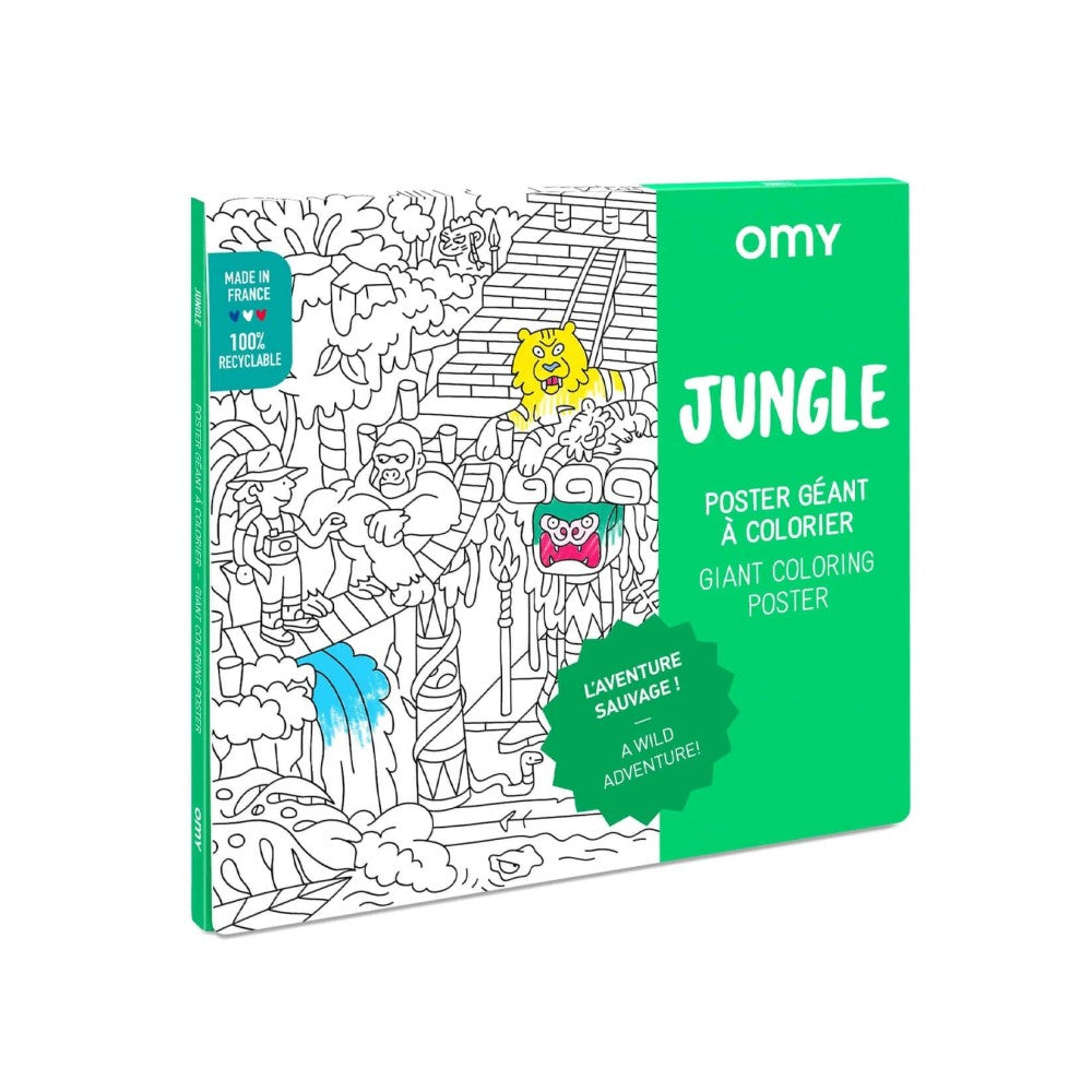 Coloring Poster Jungle 100x70