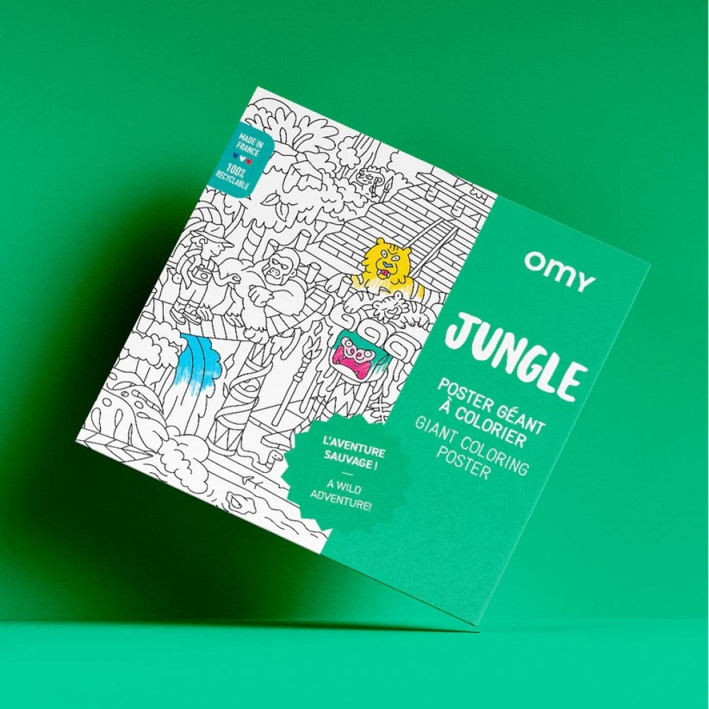 Coloring Poster Jungle 100x70
