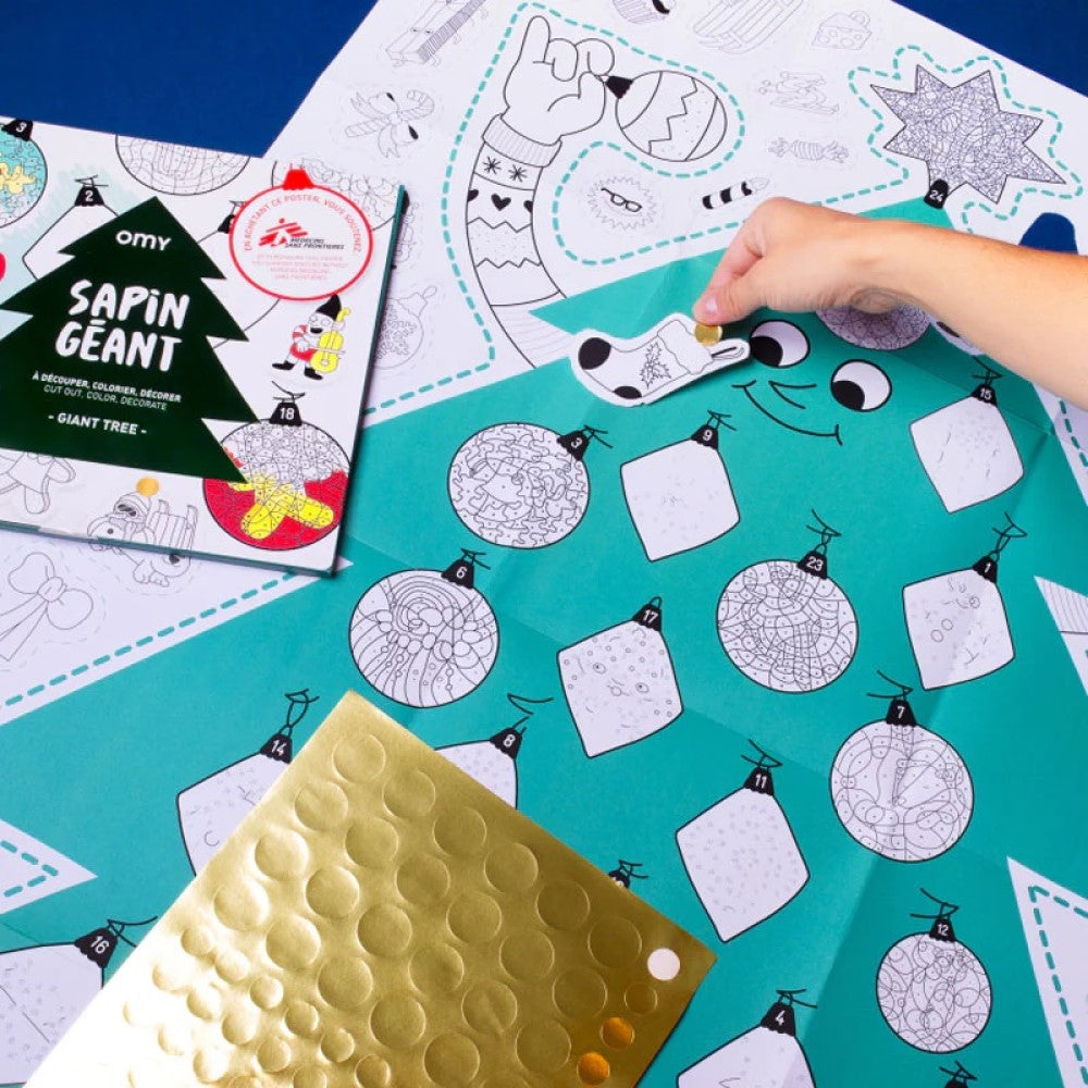 Coloring Poster - Giant Tree 100x70