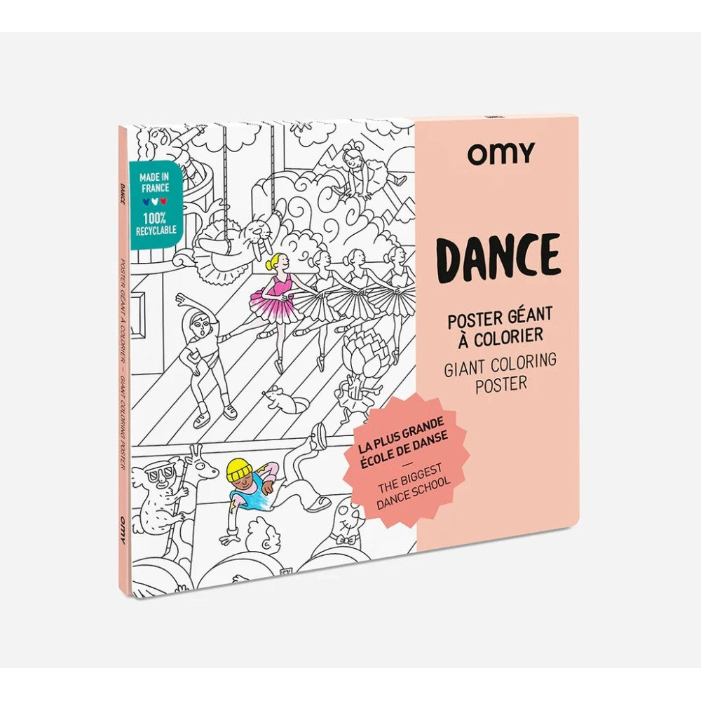 Coloring Poster - Dance 100x70