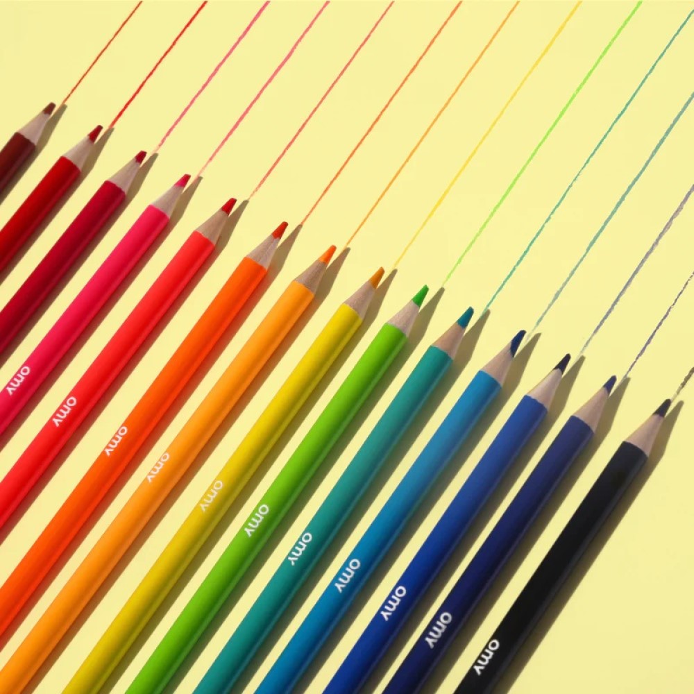 Pop colored pencils