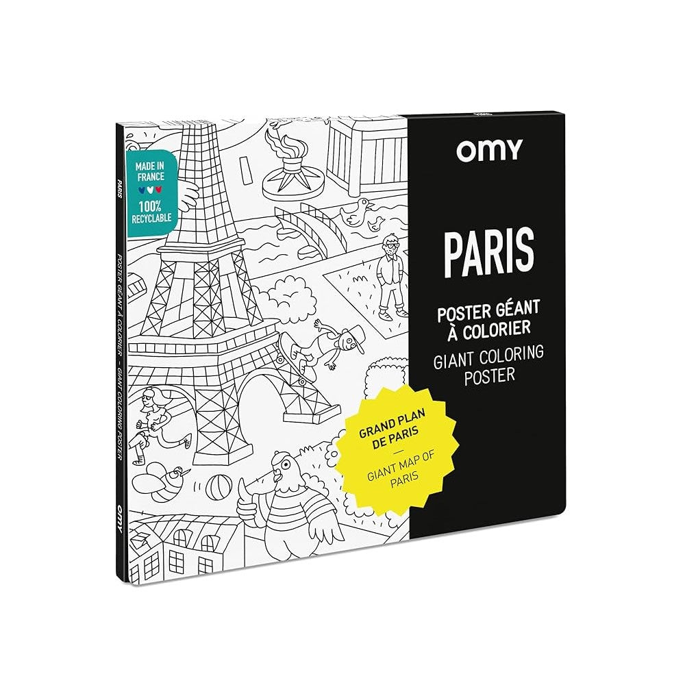 Coloring Poster - Paris 100x70