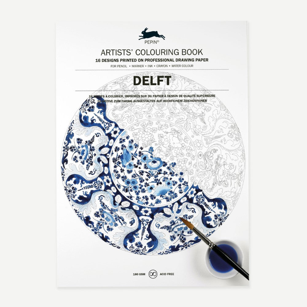 Artist Coloring Book - Delft