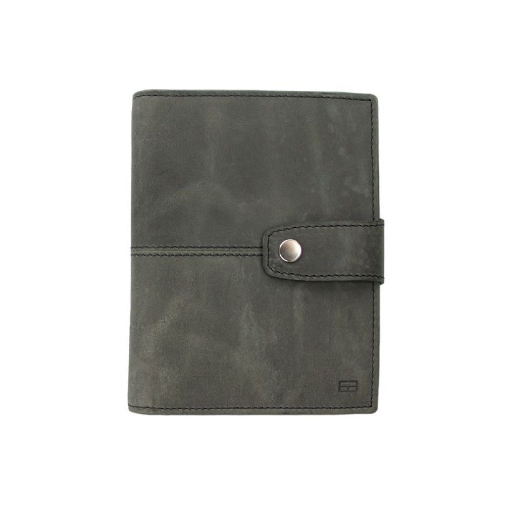 Passport Holder AirTag  - Brushed Black