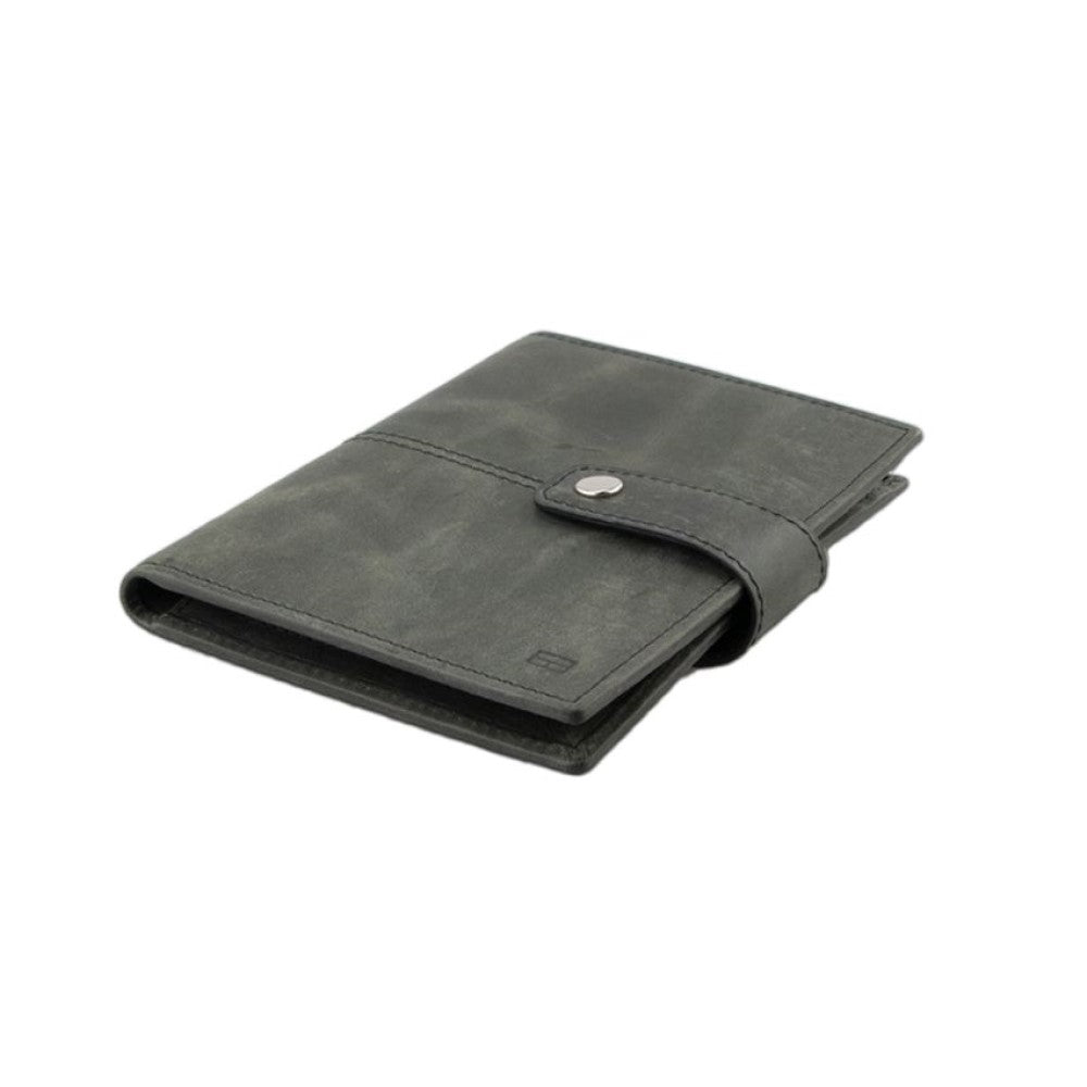 Passport Holder AirTag  - Brushed Black
