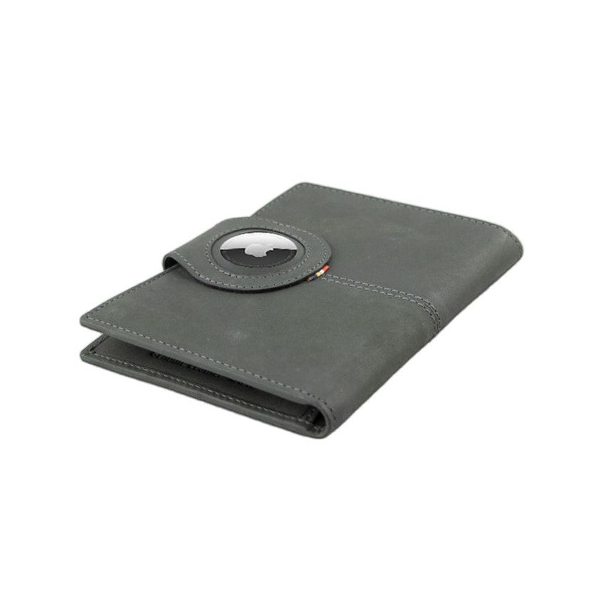 Passport Holder AirTag  - Carbon Black