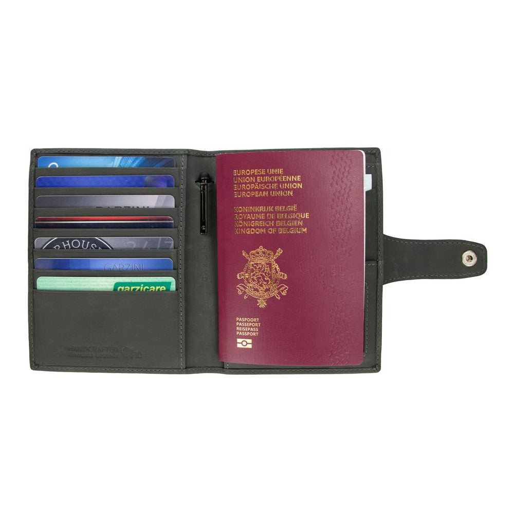 Passport Holder AirTag  - Carbon Black