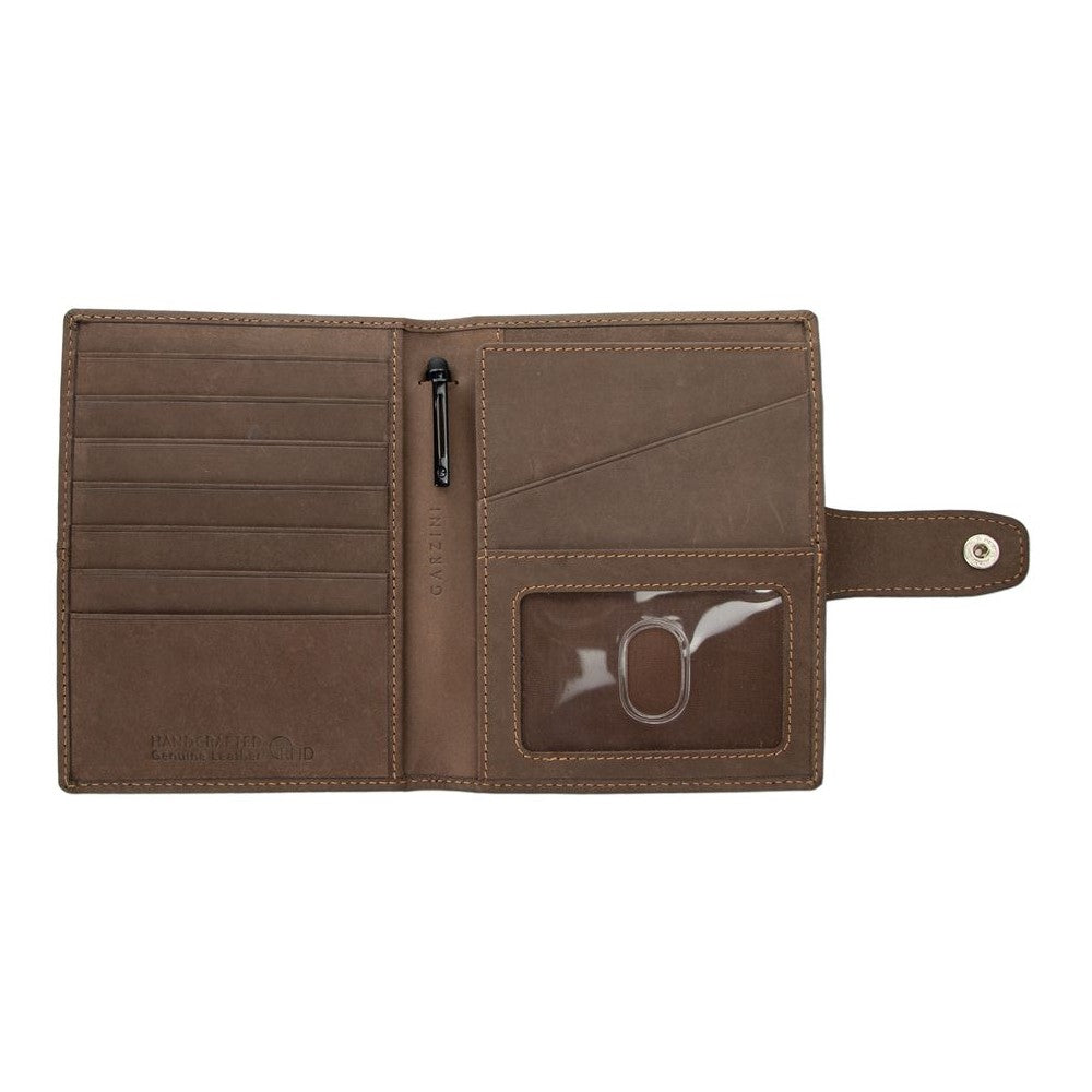 Passport Holder AirTag  - Java Brown
