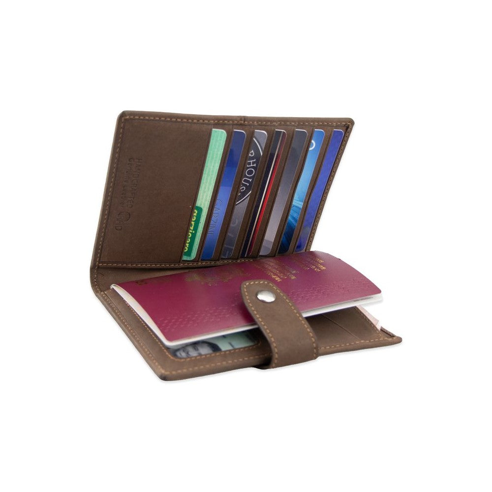 Passport Holder AirTag  - Java Brown