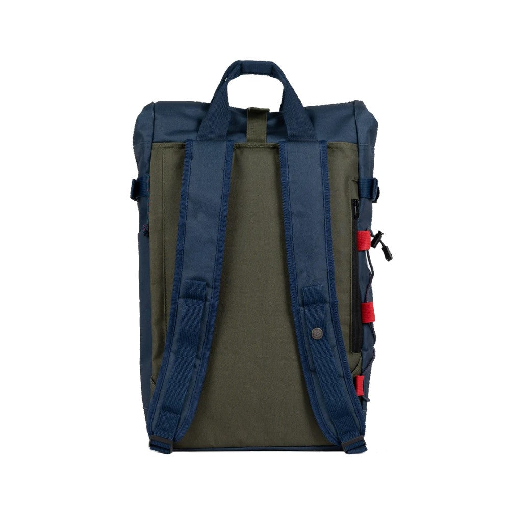 Rolltop Backpack - Navy/Khaki