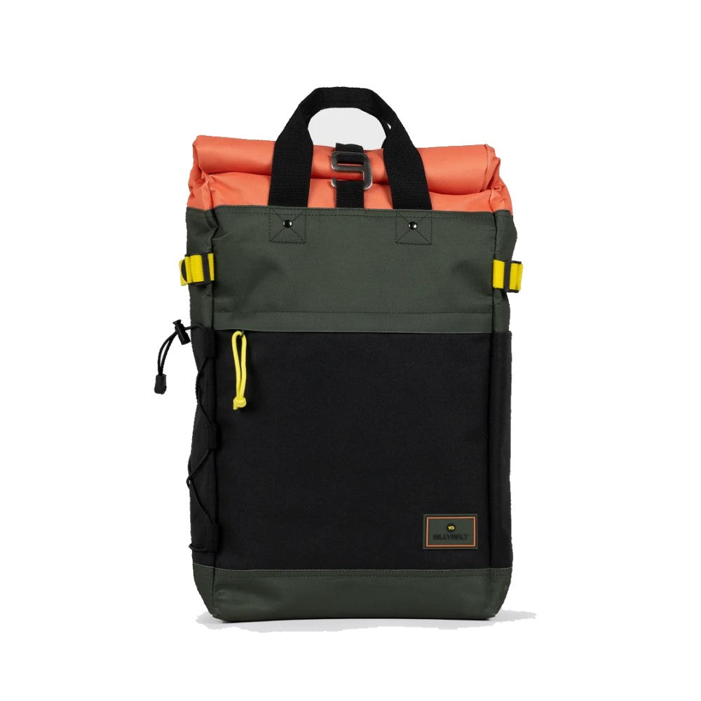Rolltop Backpack - Khaki/Orange