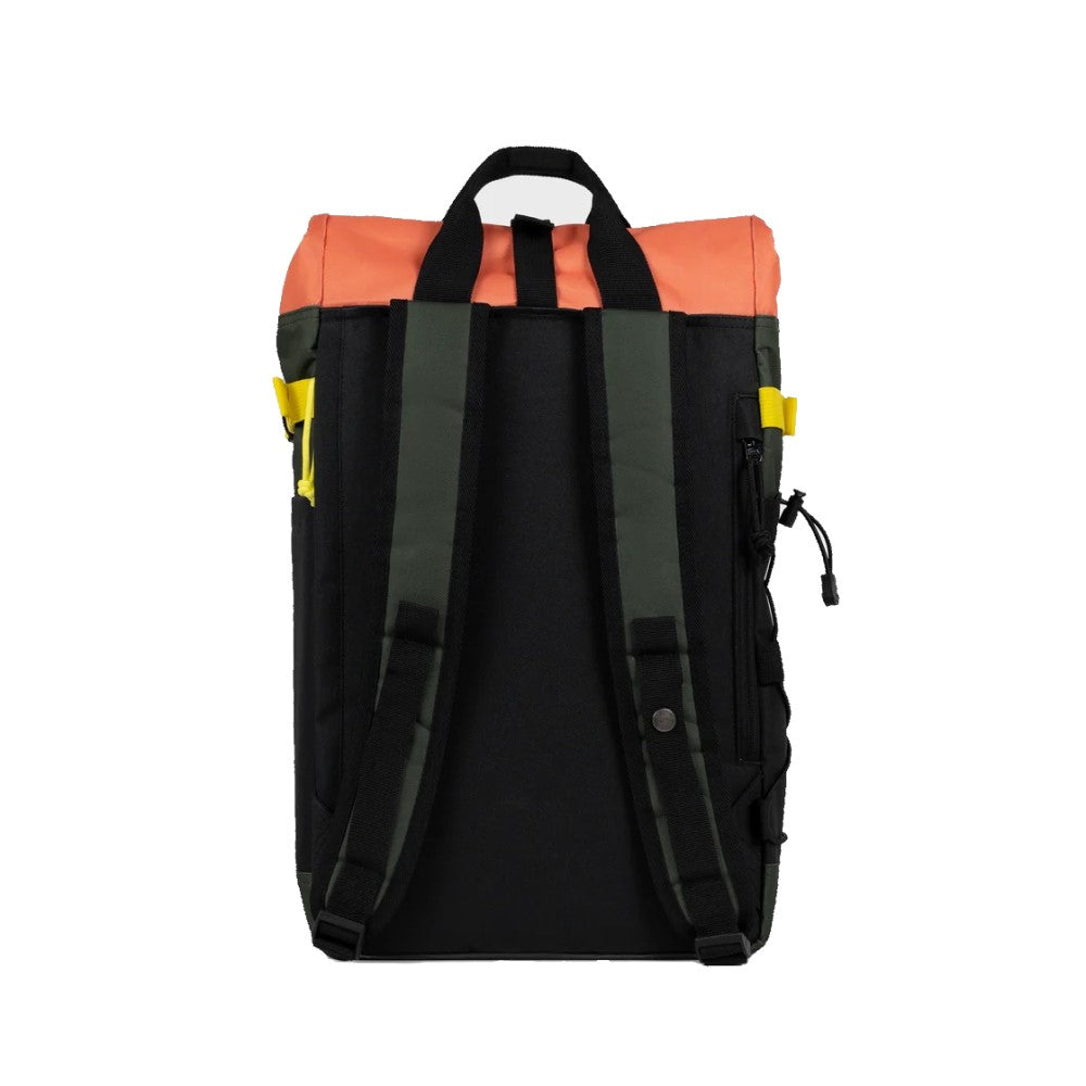Rolltop Backpack - Khaki/Orange