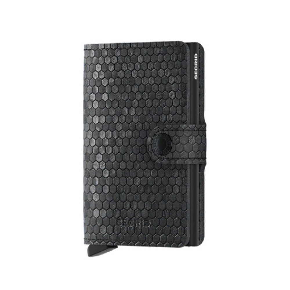 Miniwallet - Hexagon Black