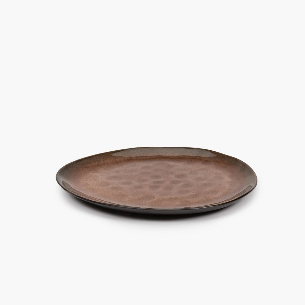 Dinnerware - Plate Oval Brown Large