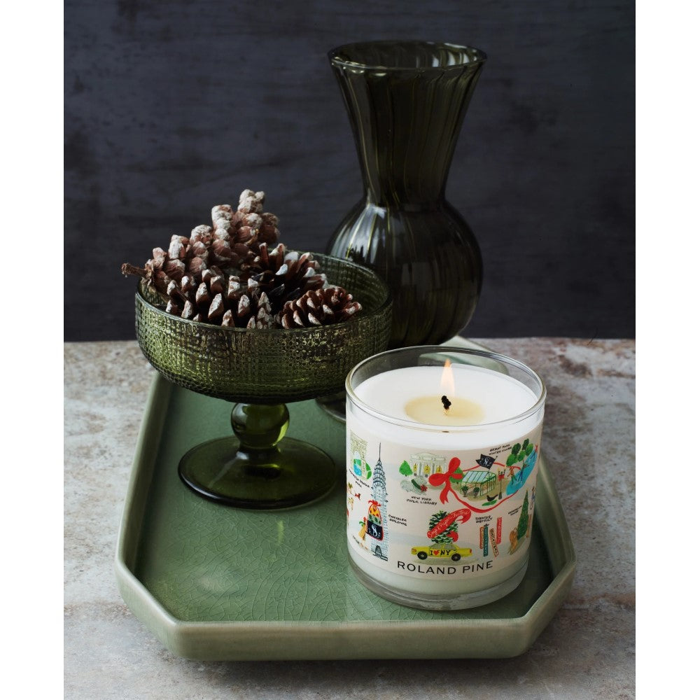 Roland Pine Large Soy Candle 9.5oz - Holiday in New York