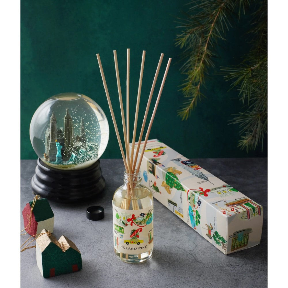 Roland Pine 3.65oz Reed Diffuser - Holiday in New York