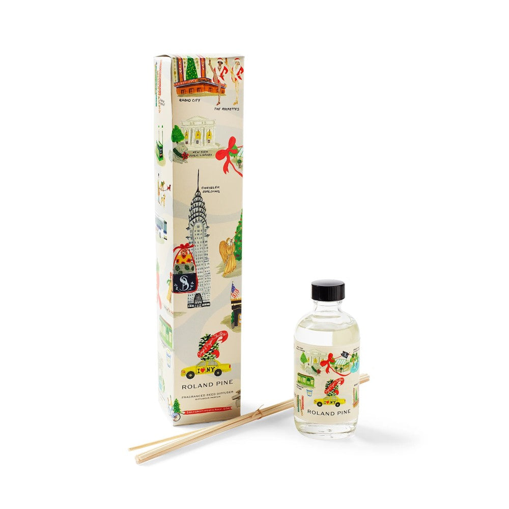 Roland Pine 3.65oz Reed Diffuser - Holiday in New York