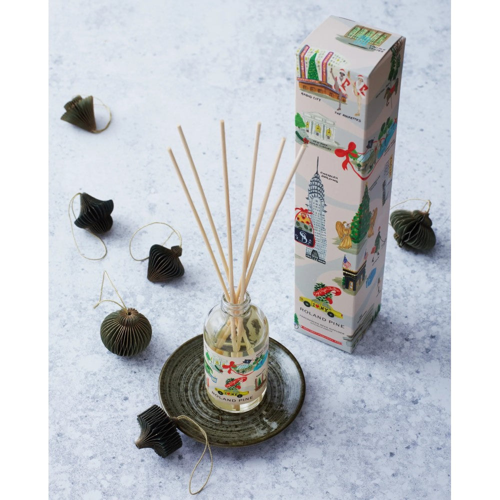 Roland Pine 3.65oz Reed Diffuser - Holiday in New York