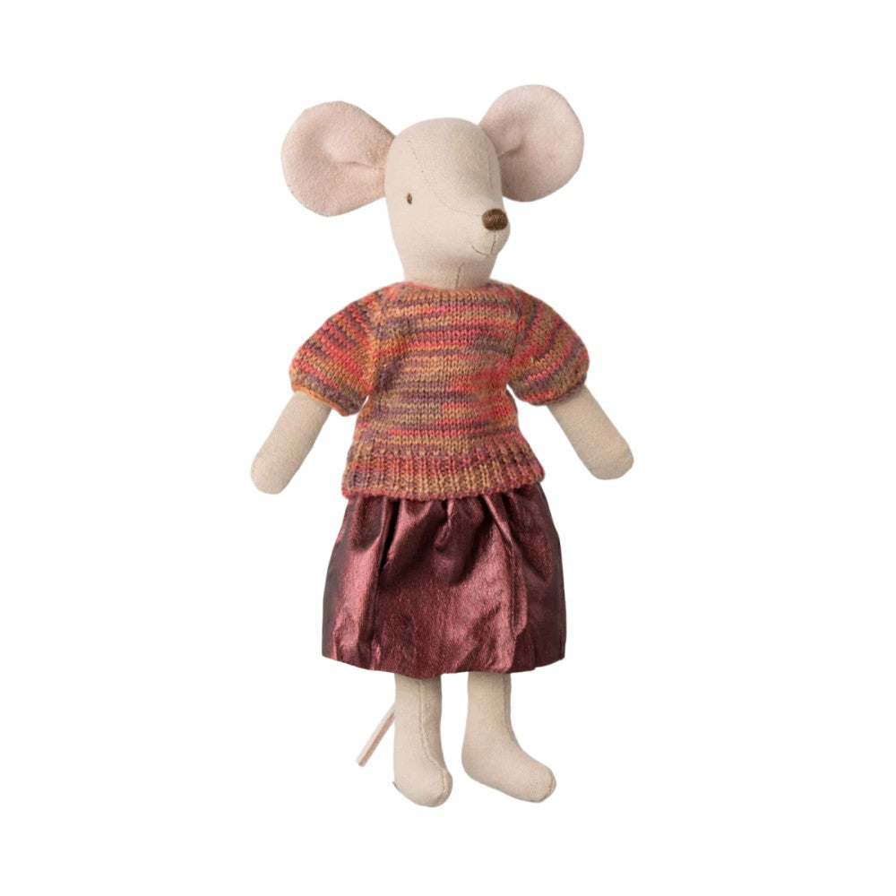 Skirt and knitted blouse, Mum mouse
