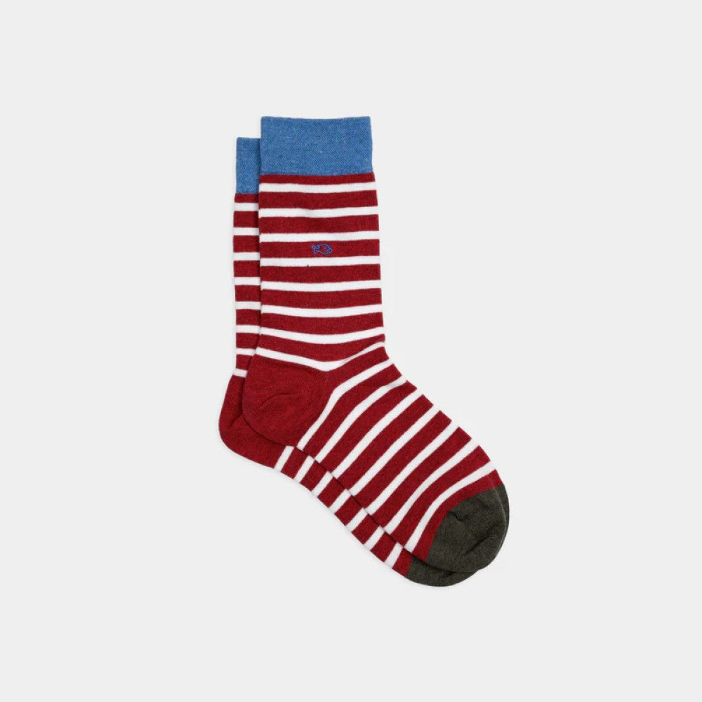 Socks - Red / White