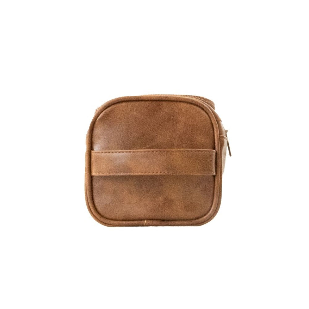 Toiletry Bag - Cognac Leather
